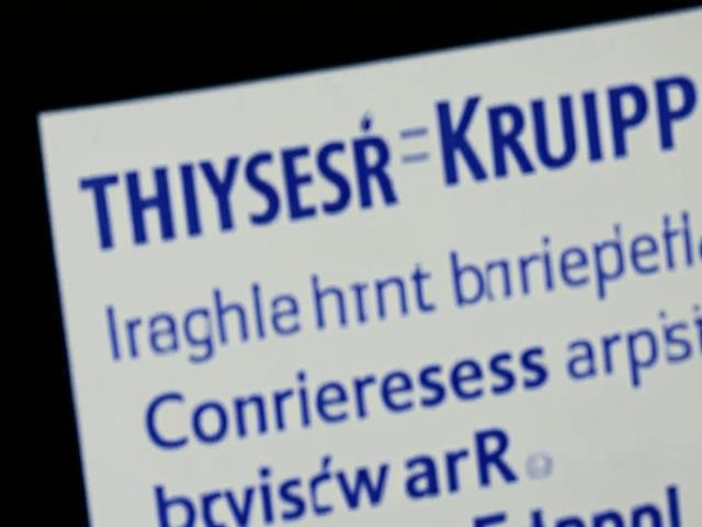 ThyssenKrupp: Убытки сократились почти в три раза!